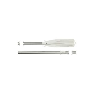 Aviron aluminium anodisé/plastique 190 cm Aluminium