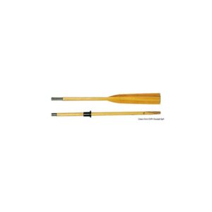 Aviron hêtre séparé en deux