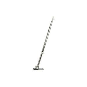 Mât inox 14 x 400 mm base ABS chromé