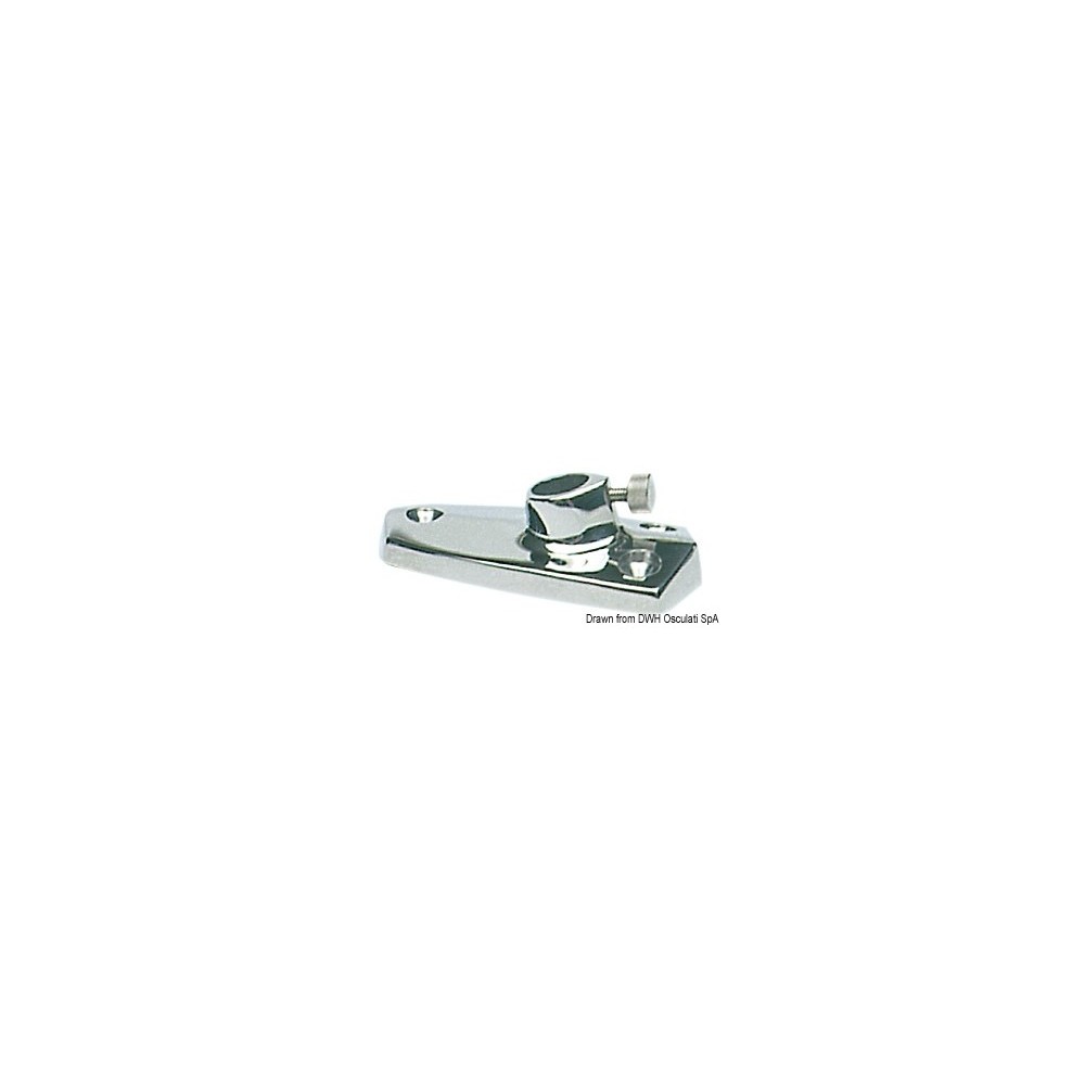 Support en plastique chromé pour mât 35.390.00