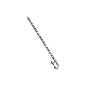 Mât de pavillon inox 400 mm