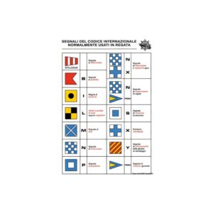 Tableau adhesif signaux régates