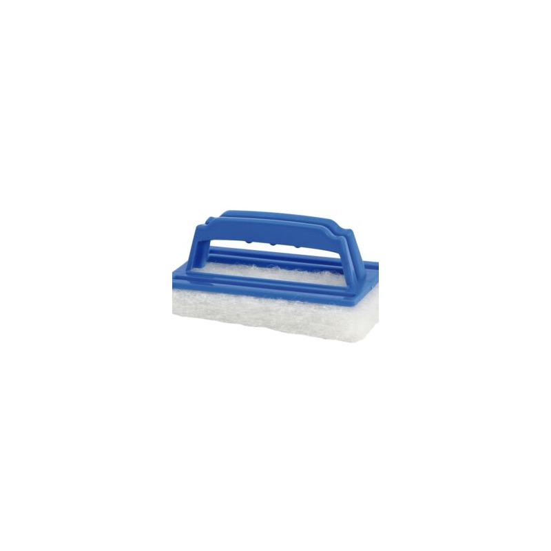 Brosse abrasive en nylon avec manche