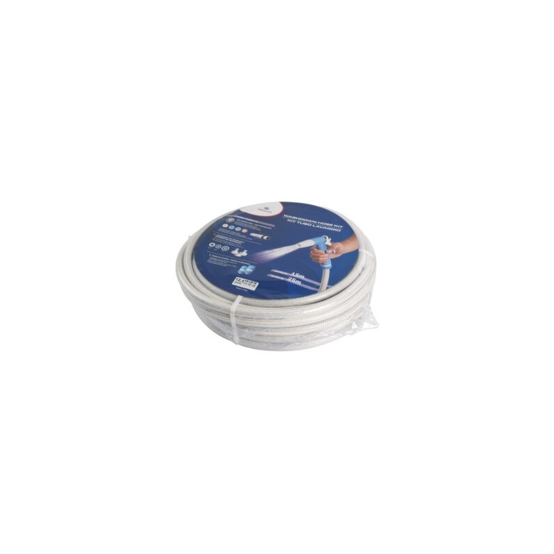 Kit nettoyage bateau tuyau 15 m