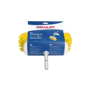 Balais-Brosse Osculati Eco moyenne jaune 195x85mm pour bateau