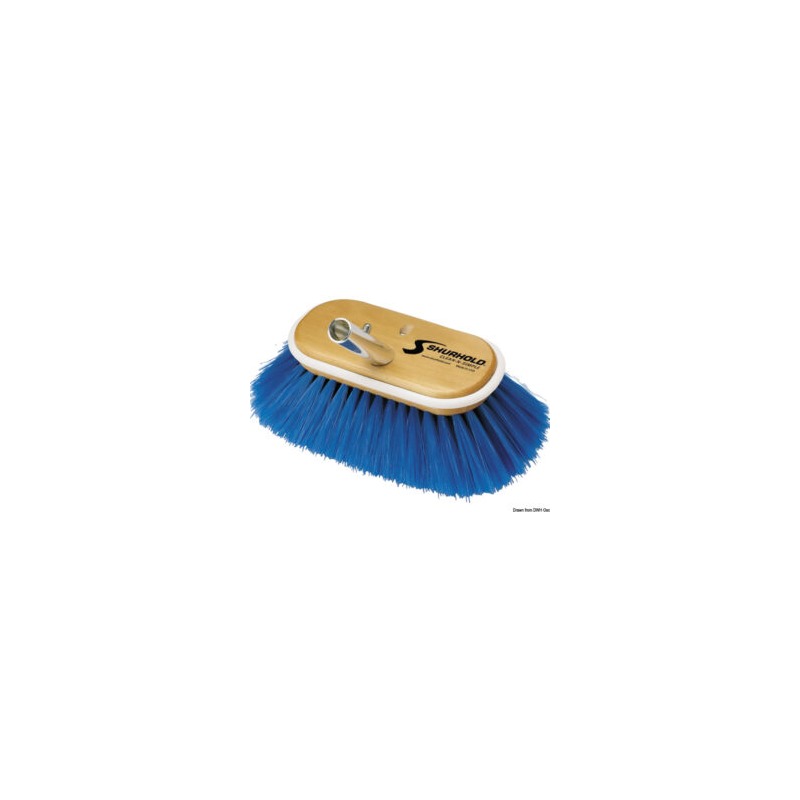 Brosse 6" fibres souples bleus
