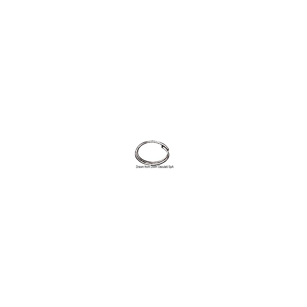 Anneaux inox 17x1 mm