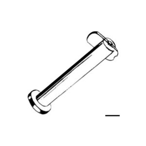 Goupille de fixation inox 10 x 35mm