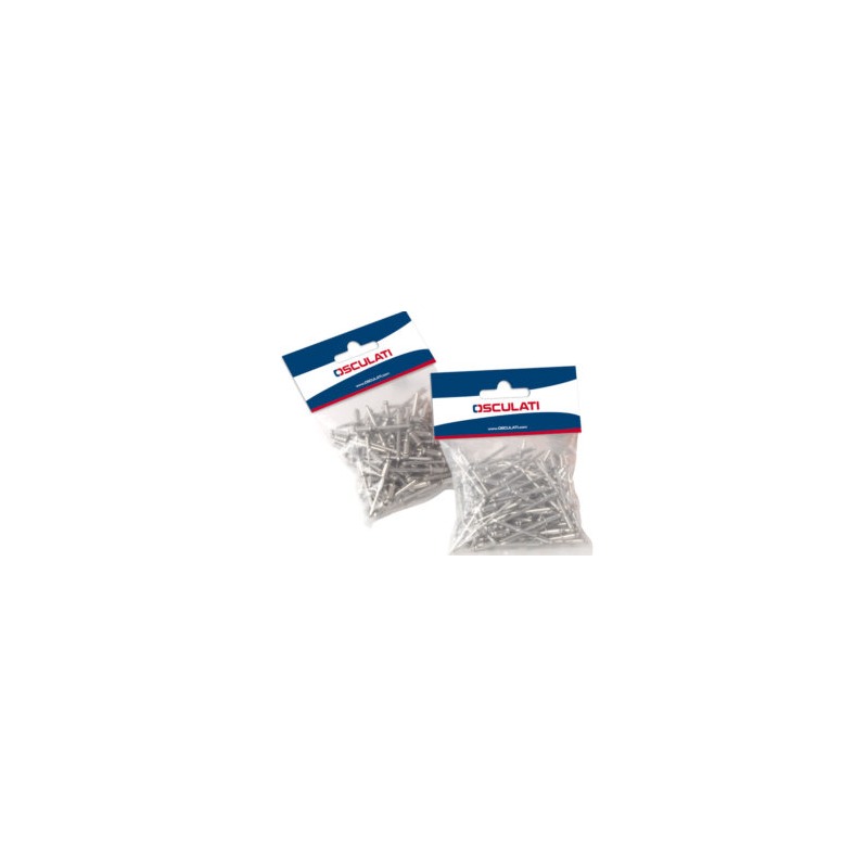Rivet inox tête normale 4,8x10mm blister 100pièces