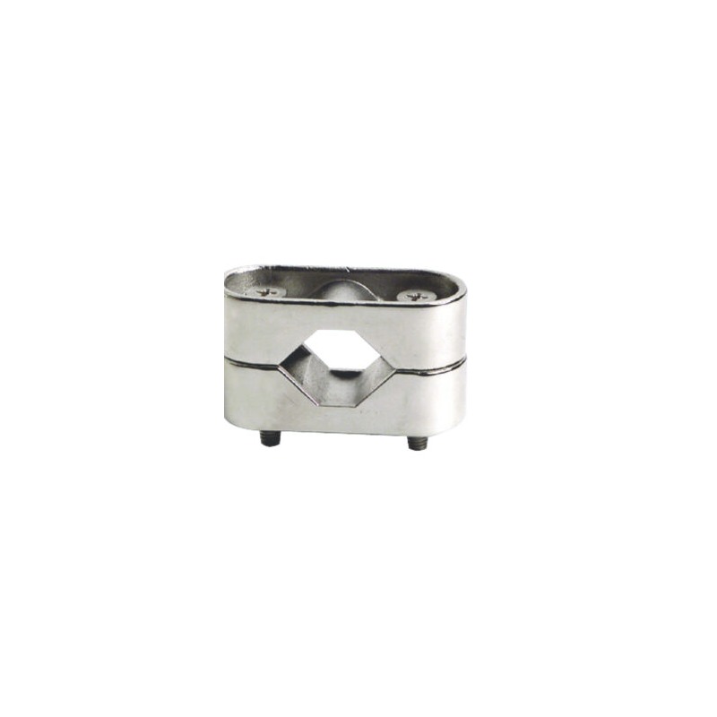 Etrier inox AISI316 poli miroir 20/22/25 mm