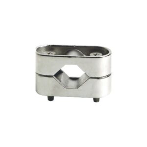 Etrier inox AISI316 poli miroir 20/22/25 mm