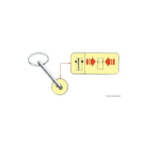 Goupille à blocage inox 6x25 mm