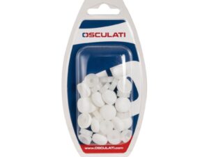 Cache-vis 4,8/6,0 mm blanc (blister 20 pcs)