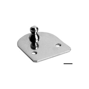 Plaque plate sphère Ø 10 mm