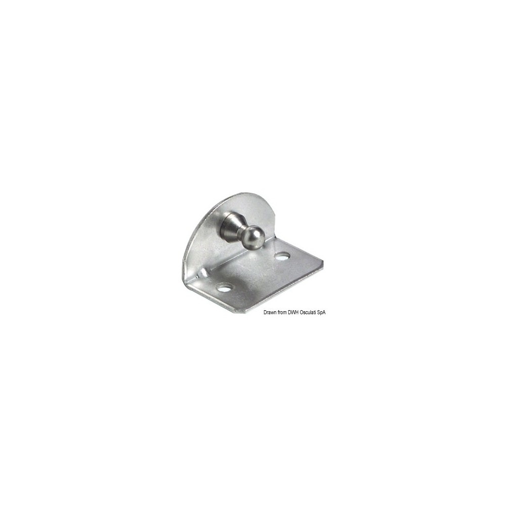 Plaque 90° Compact 10 mm Ø interne