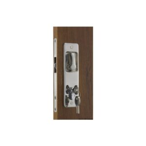 Serrure type Yale externe 16/38 mm fixation au ras