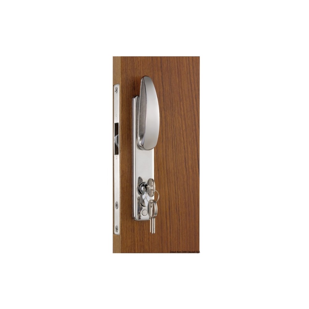 Serrure p. portes coulissantes poignée Smart