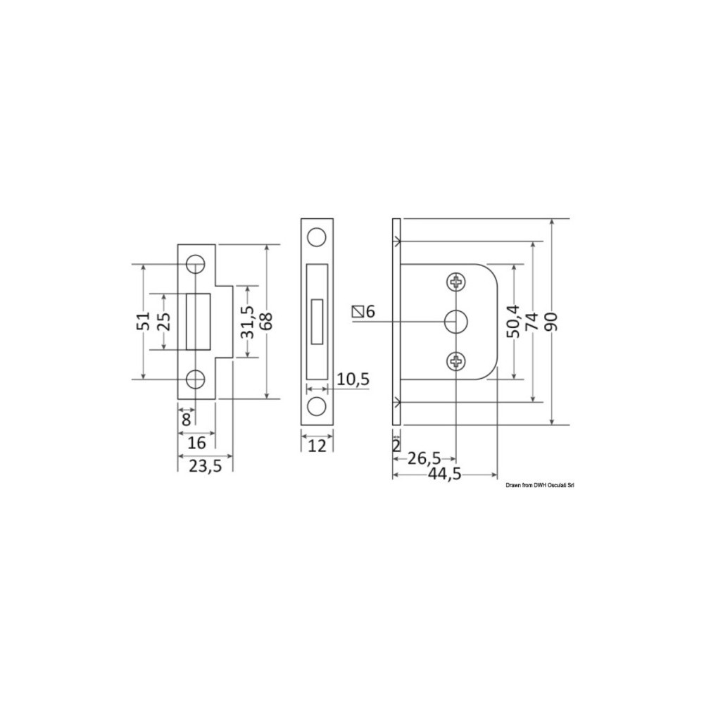 Serrure simple sans blocage – Image 2