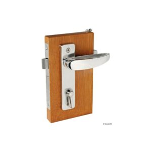 Serrure pour WC et cabines droite interne, gauche externe