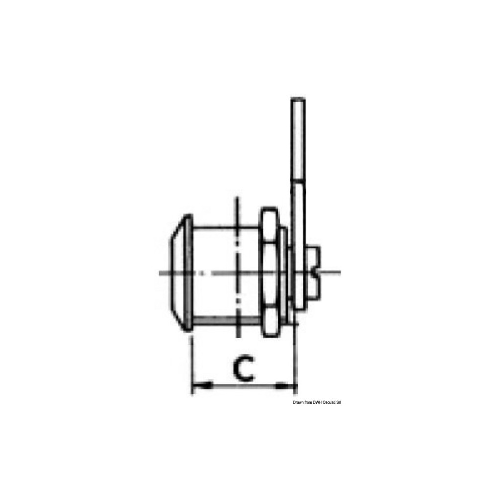 Serrure cylindre 15 mm – Image 2