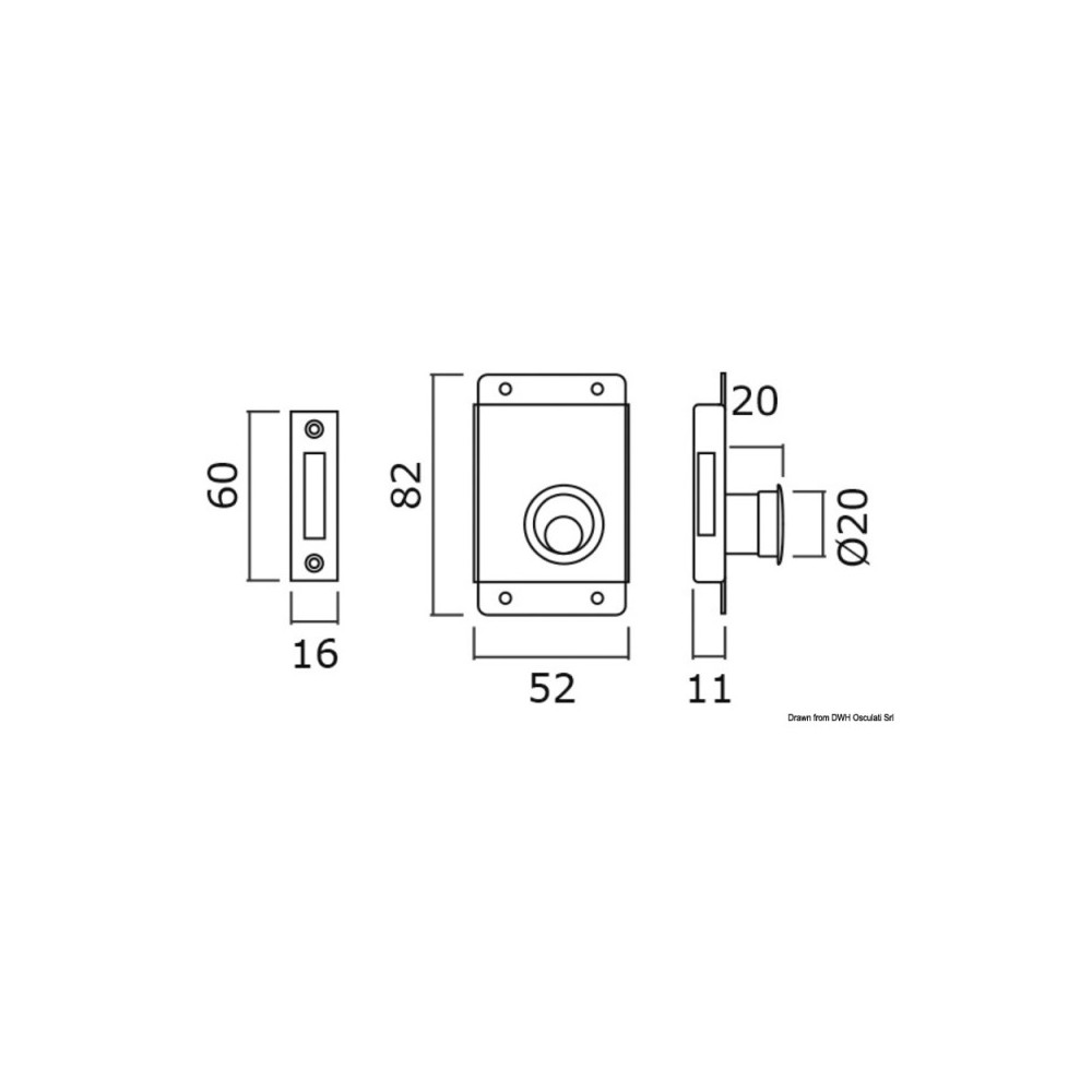 Serrure Yale droite – Image 2