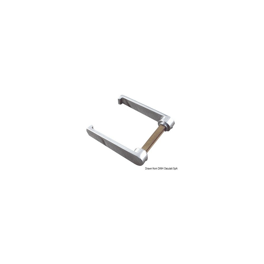 Serrure inox portes coulissantes – Image 2