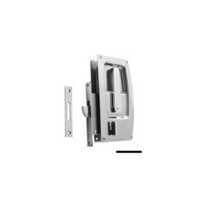 Serrure laiton chromé portes coulissantes avec clé