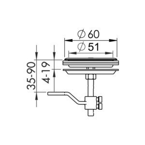 Lève-plancher inox sans serr