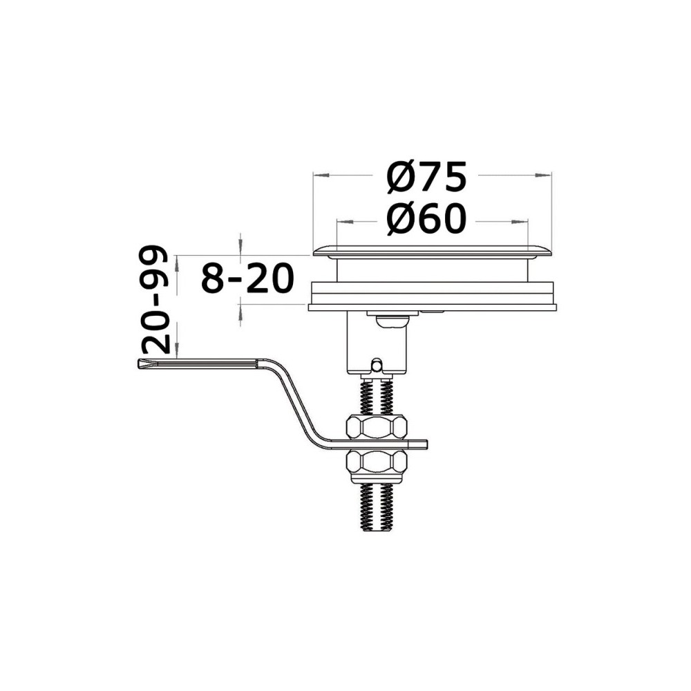 Lève-plancher avec serrure Cam Latch – Image 2