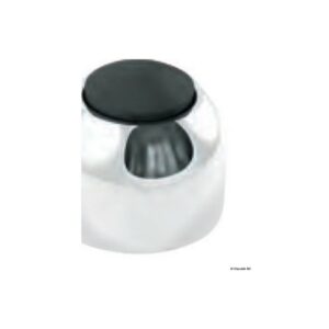 Butoir de porte Ø 25 mm en laiton chromé
