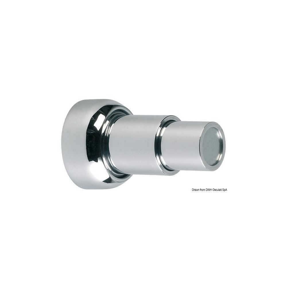 Bloque-porte magnétique télesopique laiton