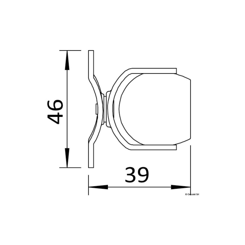 Arrêt de porte magnétique pivotant version basse – Image 2