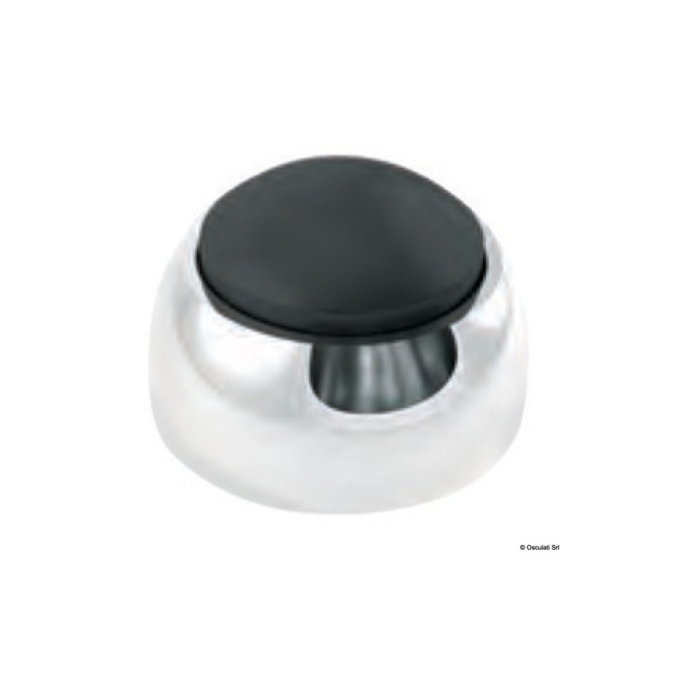 Butoir de porte Ø 40 mm en laiton chromé