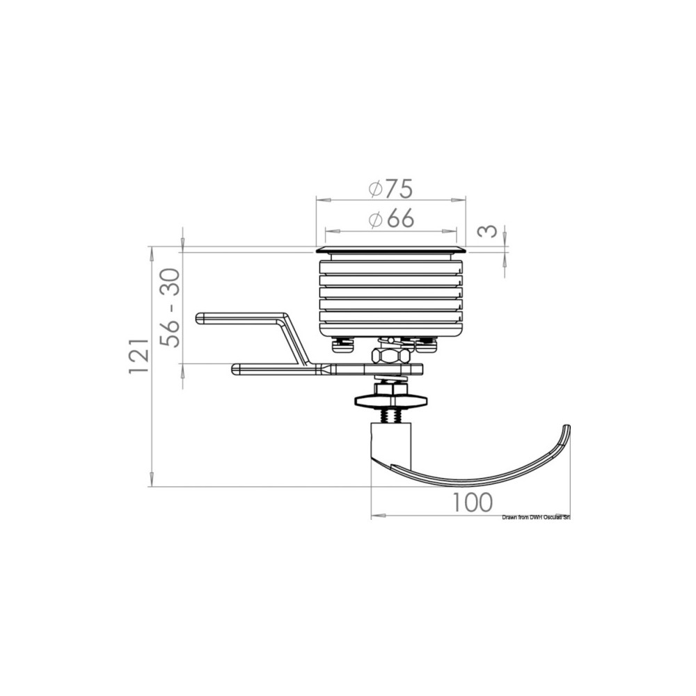 Verrou de tirage Eclipse MK2 75 mm avec poignée – Image 4