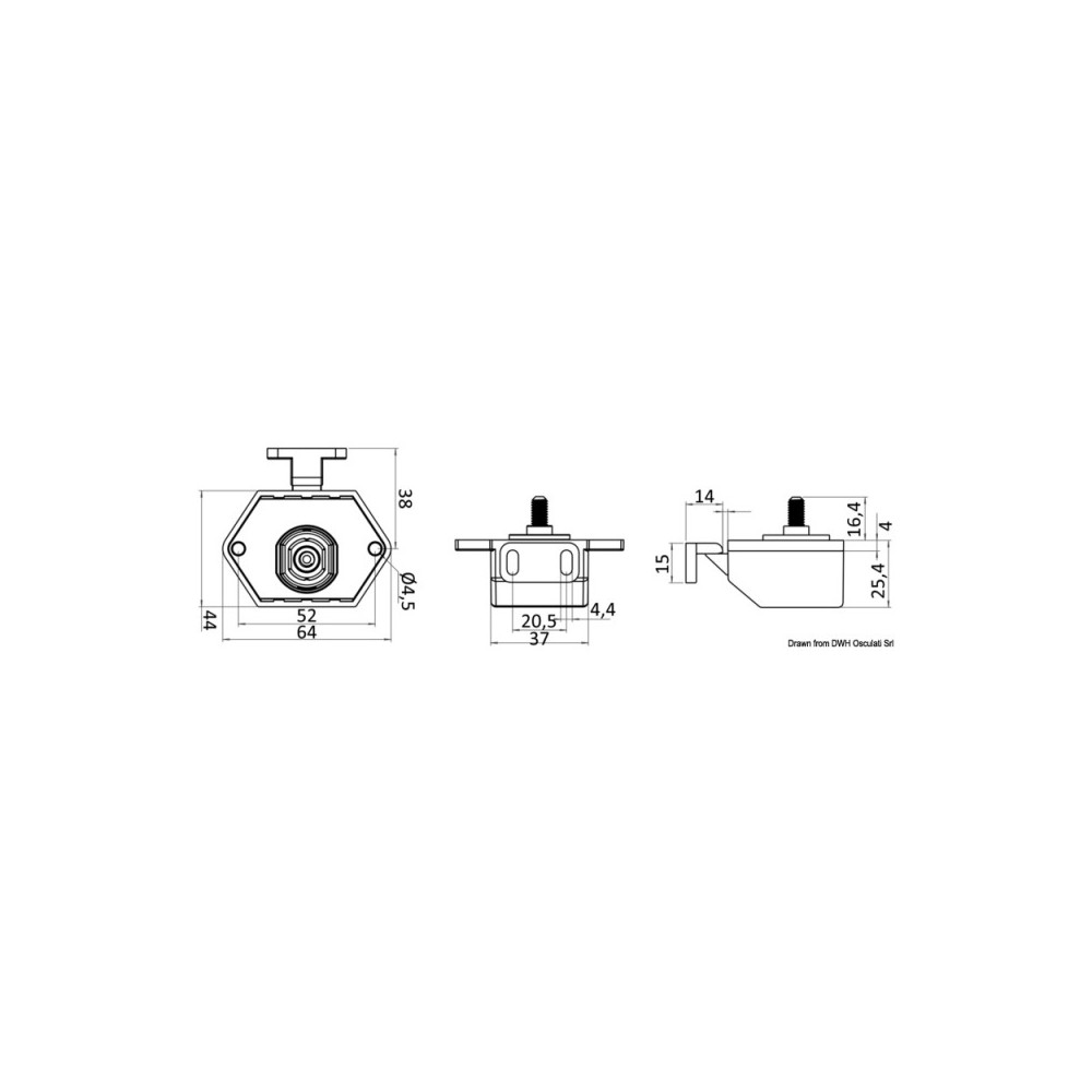 Pêne à bouton Self-Latching – Image 4