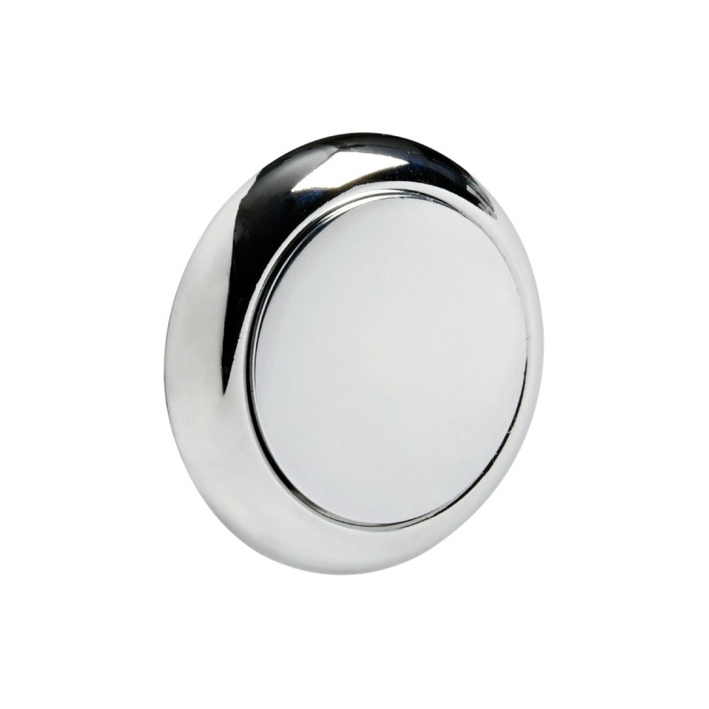 Pommeau + bague Rond ABS chromé