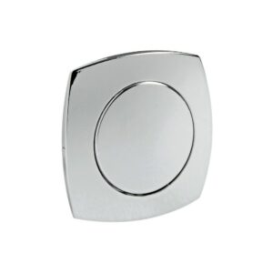 Pommeau + bague Convexe ABS chromé