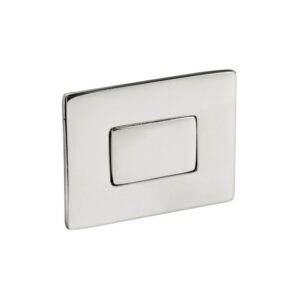 Pommeau + bague Rectangulaire ABS chromé