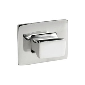 Pommeau + bague Rectangulaire AISI316 poli