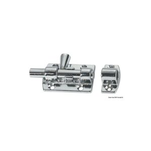 Charnière laiton chromé 60x32 mm