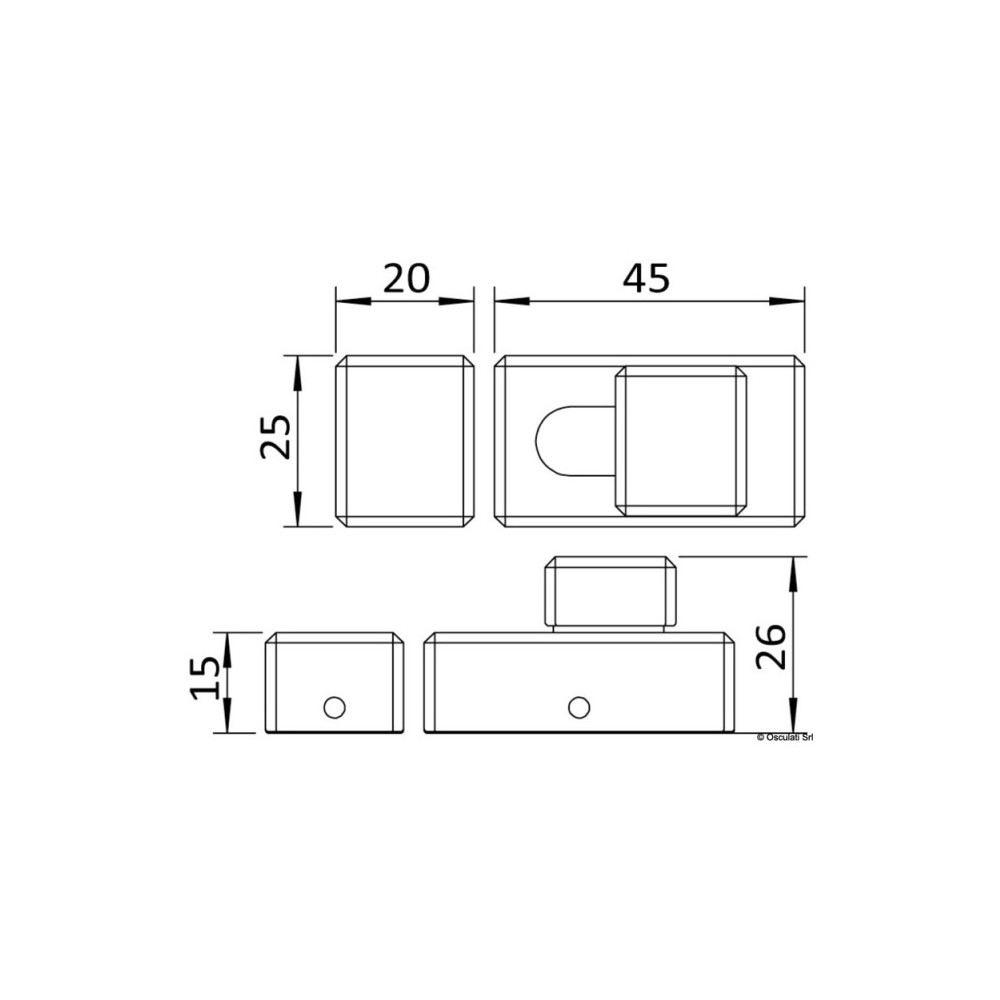 Fermeture à loquet en acier inoxydable – Image 2