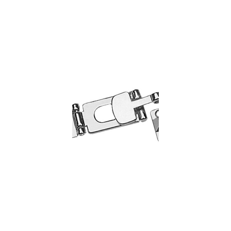 Fermeture à levier laiton chromé 82x30 mm