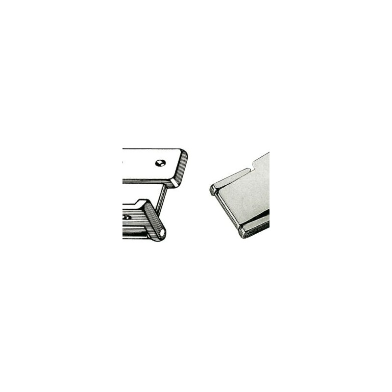 Charnière Flush Deck 34x28 mm