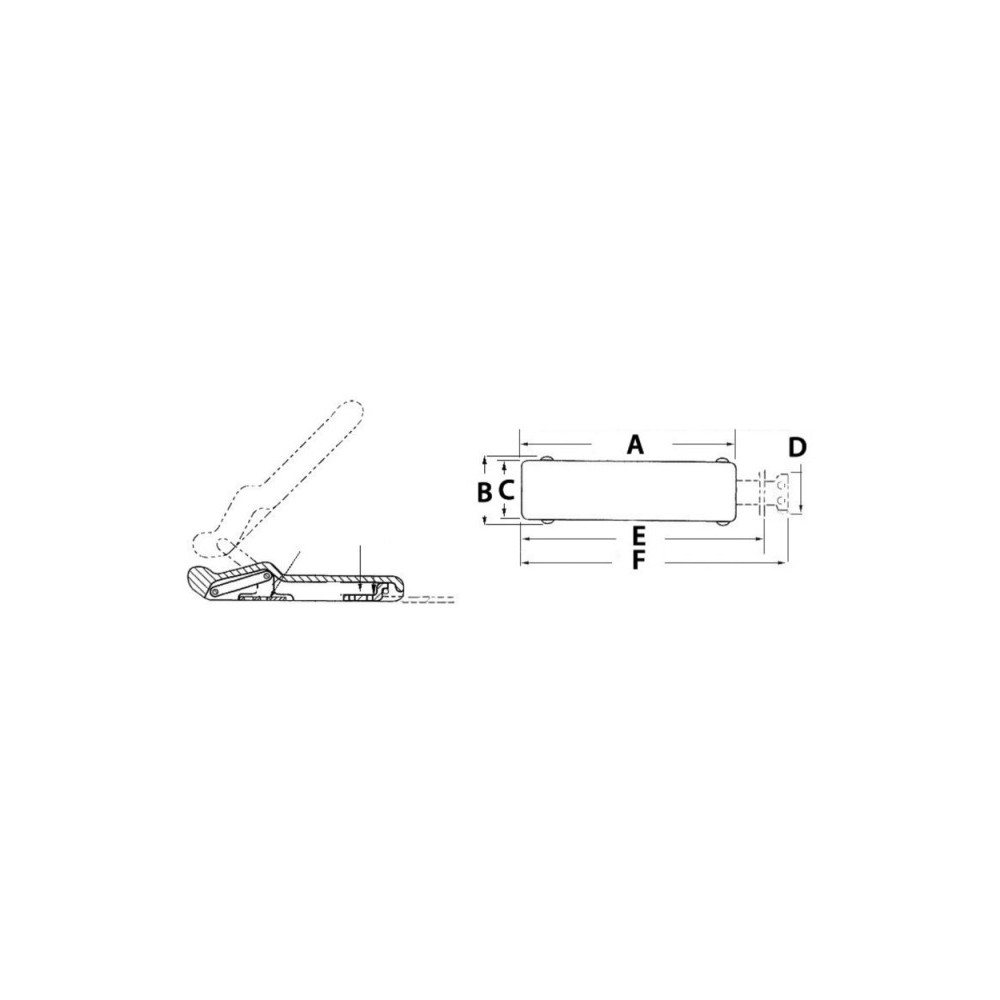 Fermeture anti-vibration caoutchouc 96x29 mm – Image 4