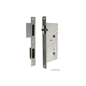 Serrure anti-vibration laiton chromé gauche