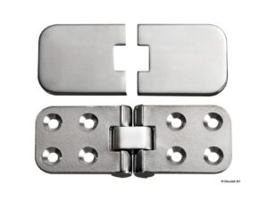 Charnière rabattable de précision 180° 110x42mm