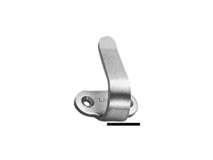 Crochet inox poli p. mur 40 mm