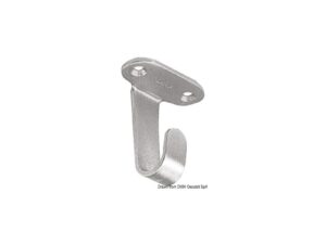 Crochet inox poli p. plafond 33 mm