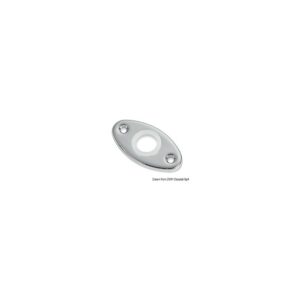 Rosace p. serrure Ø 28x53 mm trou oval