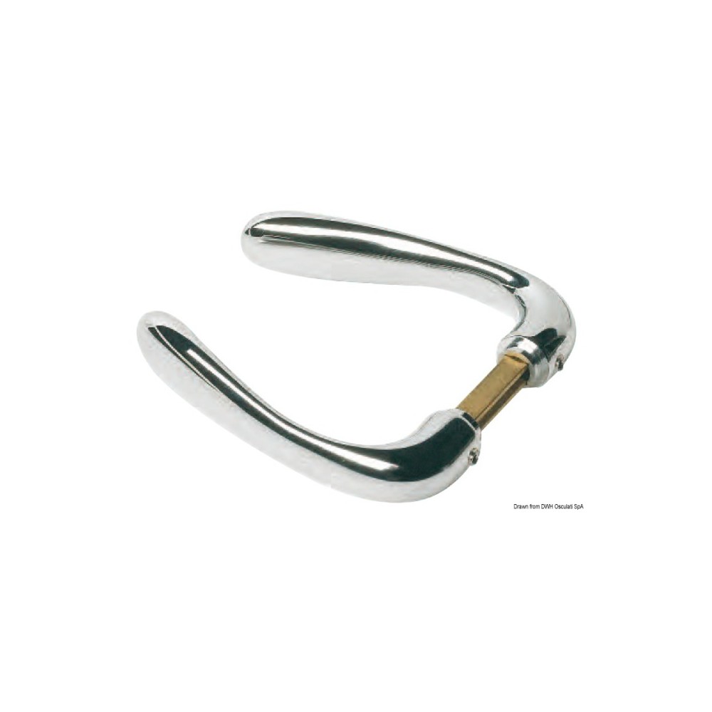 Poignée Classic Kata laiton chromé 113 mm